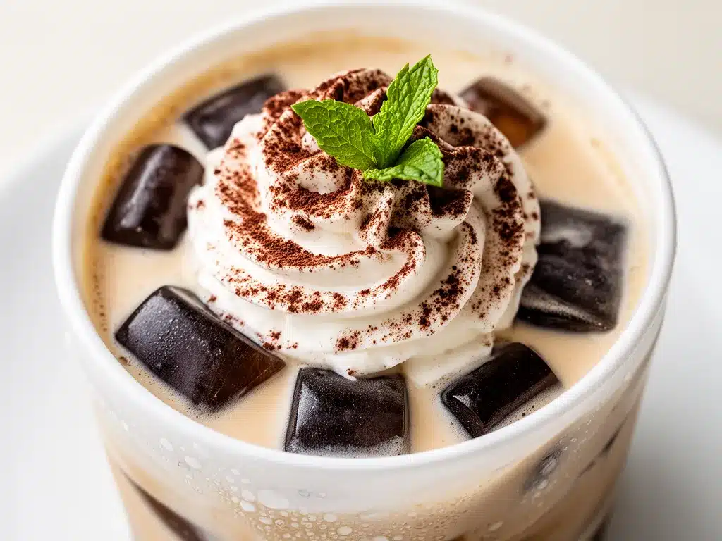 Kaffee Eiswürfel Frappé: Bestes 5-Minuten Rezept 4 Kaffee Eiswürfel Frappé preparation steps