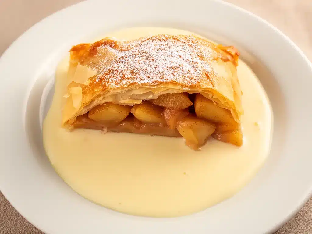 Knuspriger Apfelstrudel: 15 Min. einfaches Rezept 4 knuspriger Apfelstrudel preparation steps