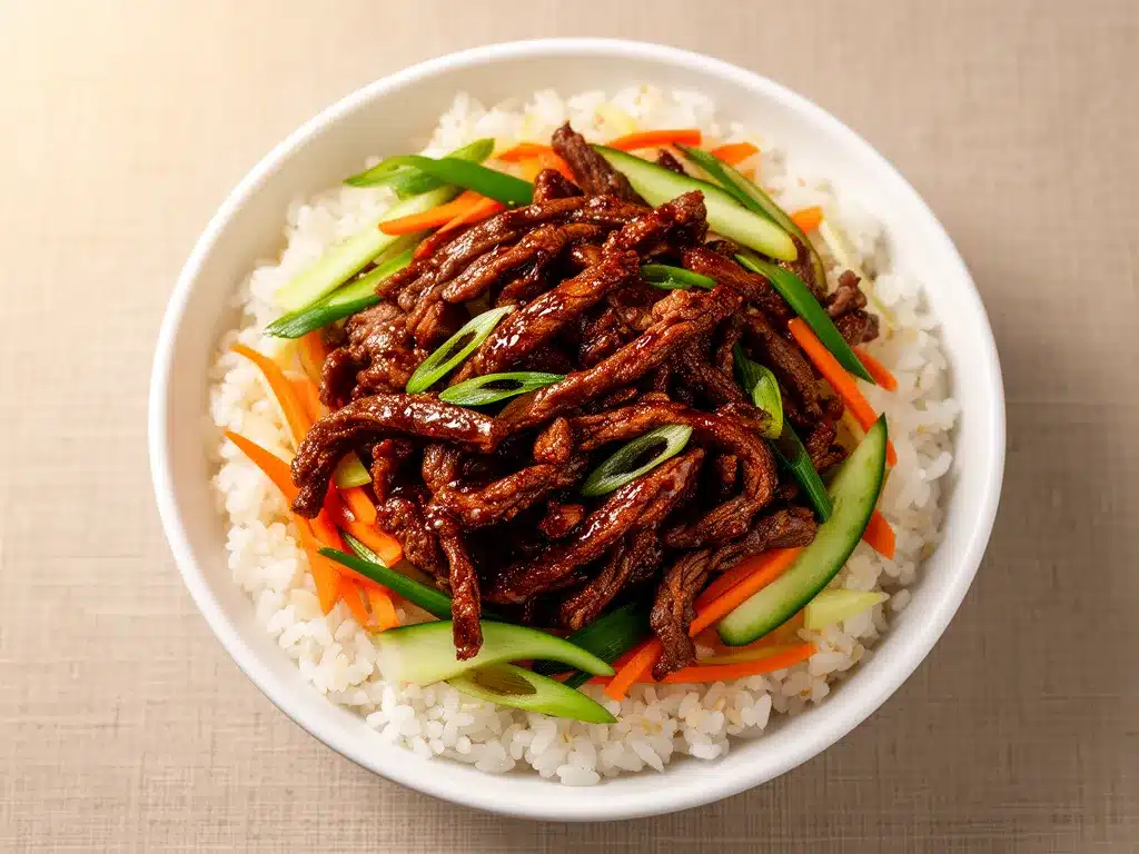 Koreanische Bulgogi Bowl: 20 Min. leicht 4 koreanische bulgogi bowl preparation steps