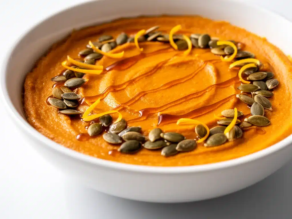 Kürbis-Cheesecake ohne Boden - featured image