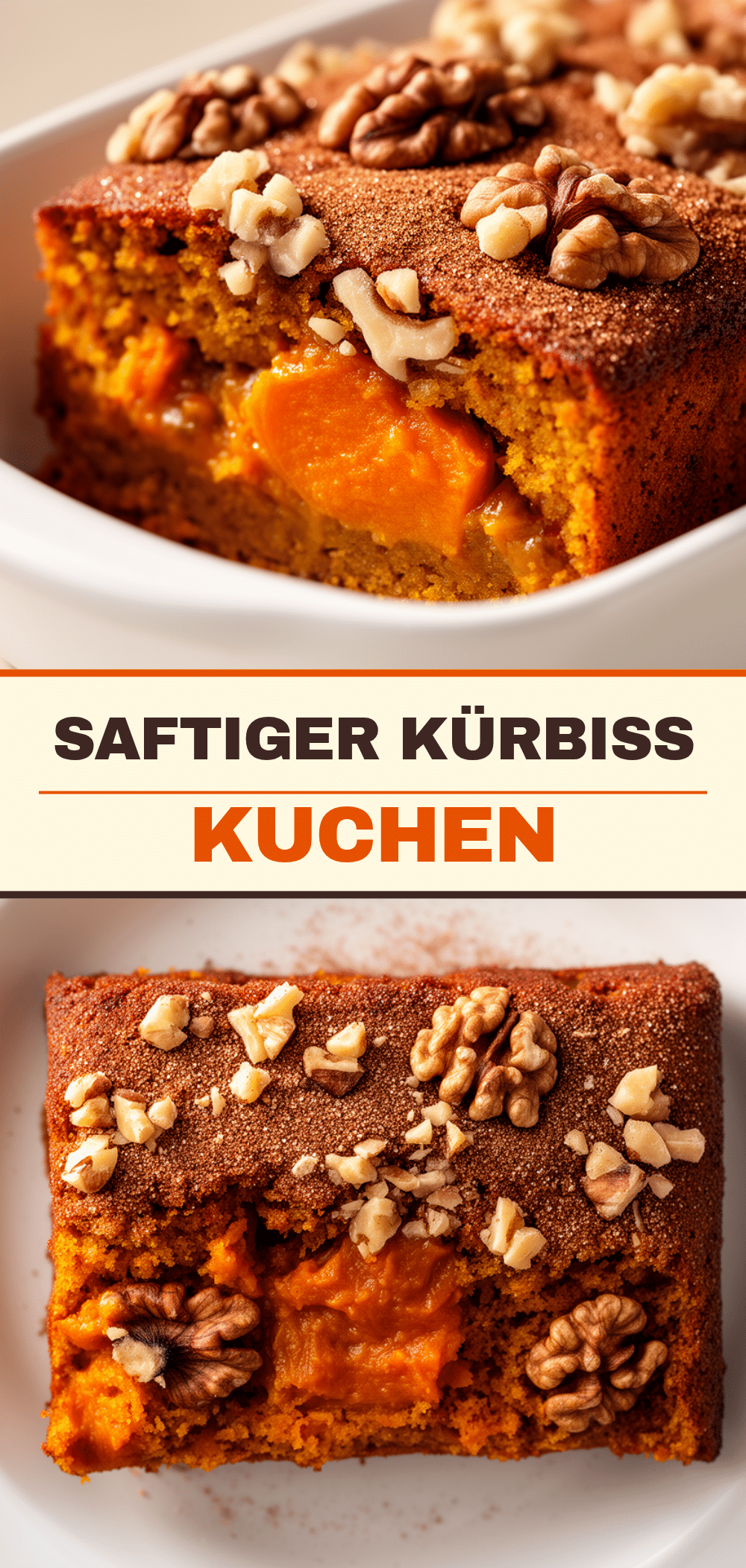 Saftiger Kürbis-Gewürzkuchen: Bestes Rezept mit Walnüssen 5 Kürbis-Gewürzkuchen recipe