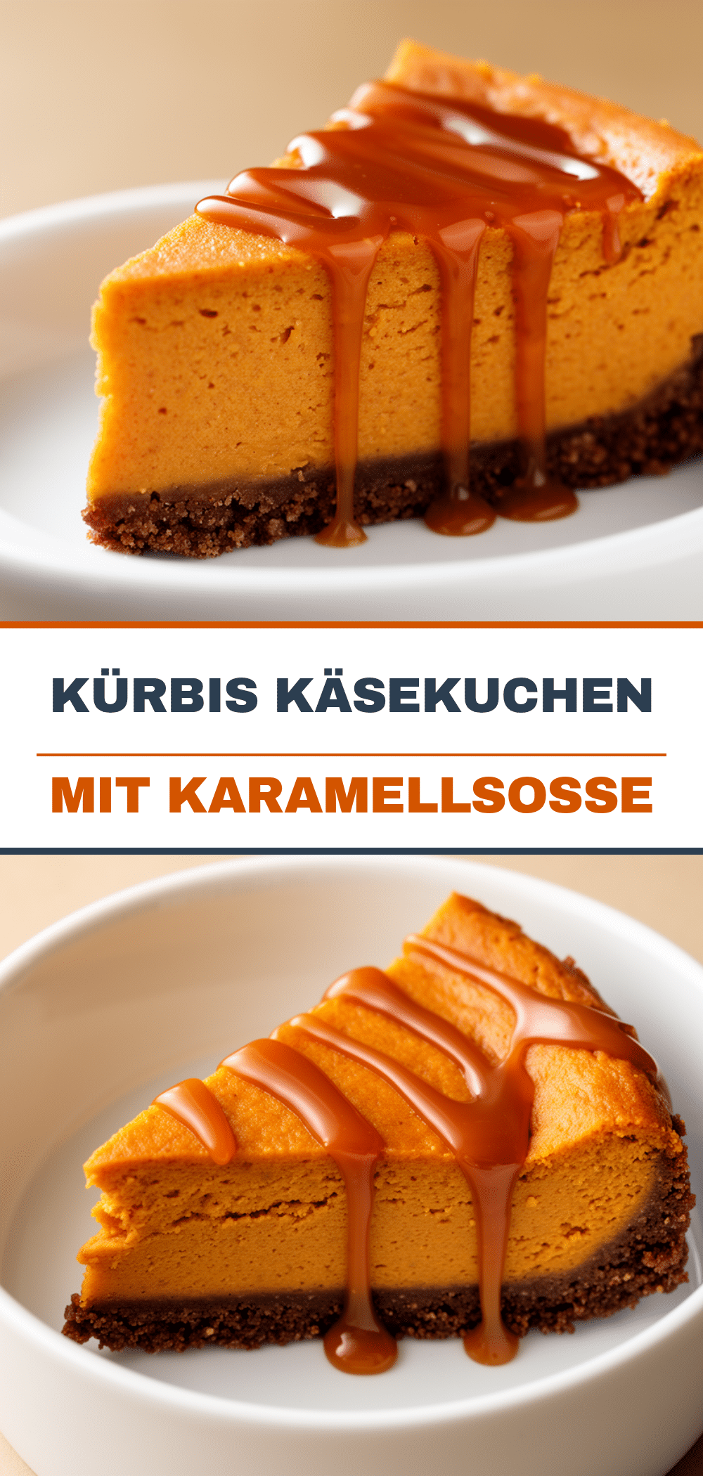 Cremiger Kürbis-Käsekuchen mit Karamellsoße: Lecker & Einfach 5 Kürbis-Käsekuchen recipe