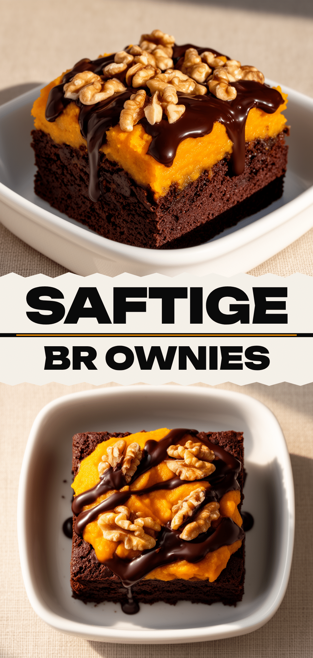 Kürbis-Nuss-Brownies: Bestes Herbstdessert in 30 Min 5 Kürbis-Nuss-Brownies recipe