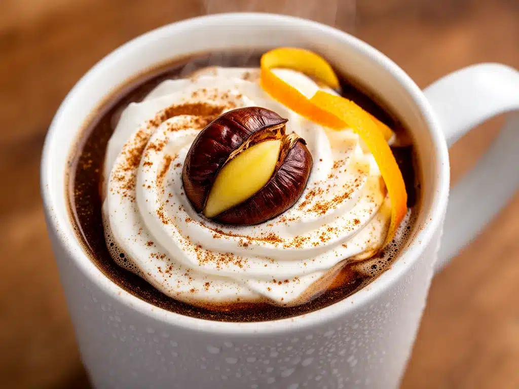 Wärmender Maronen-Kaffee-Punsch: 5 Min. Herbst-Rezept 4 Maronen-Kaffee-Punsch preparation steps