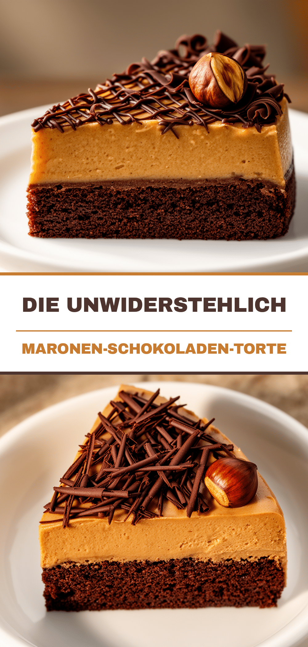 Maronen-Schokoladen-Torte: 5 Cremige Weihnachtstorte 5 Maronen-Schokoladen-Torte recipe
