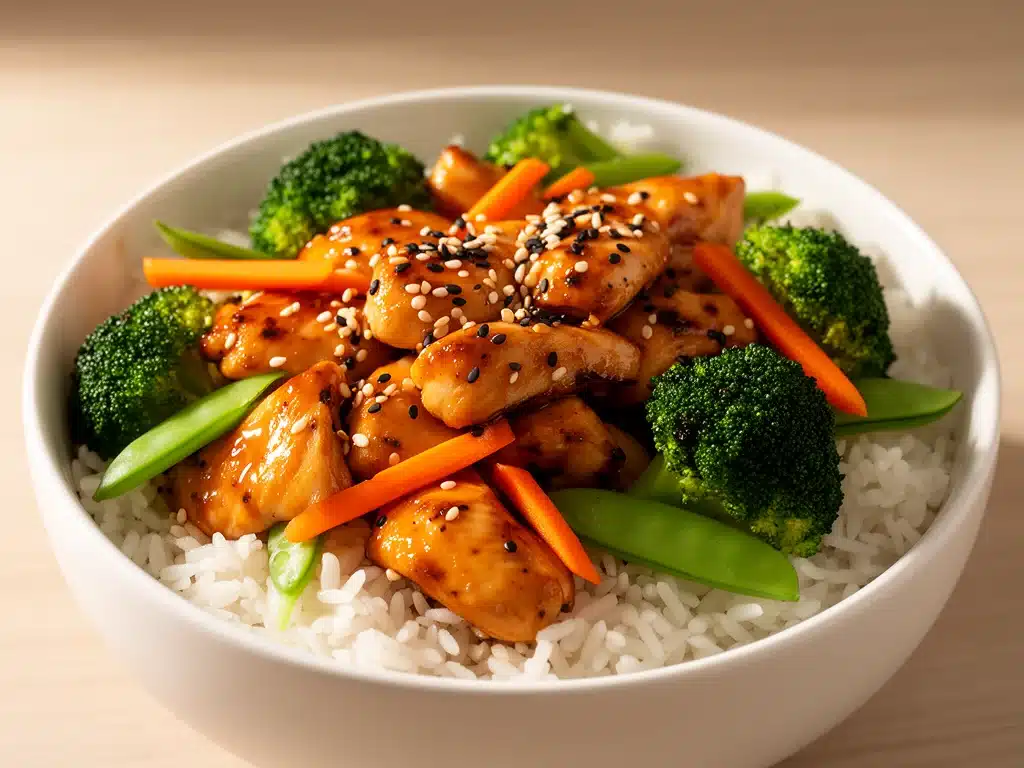 Meal Prep Hähnchen-Teriyaki Bowls - featured image