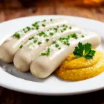 Oktoberfest Weißwurst mit süßem Senf - featured image