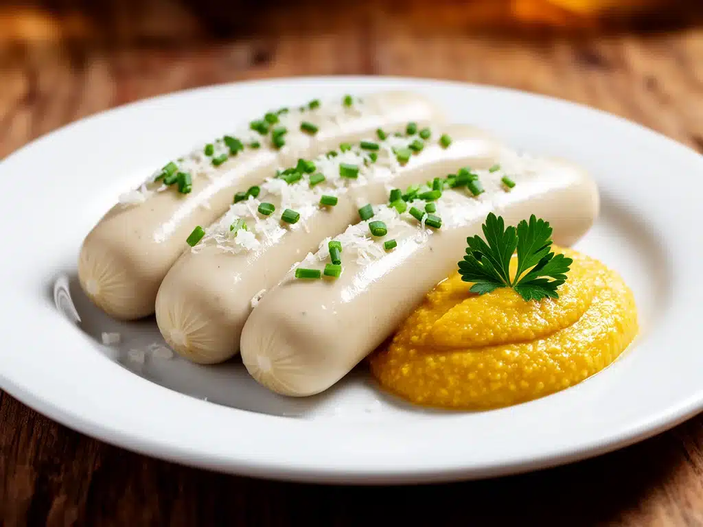 Oktoberfest Weißwurst mit süßem Senf - featured image