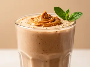 Protein-Shake mit Erdnussbutter - featured image
