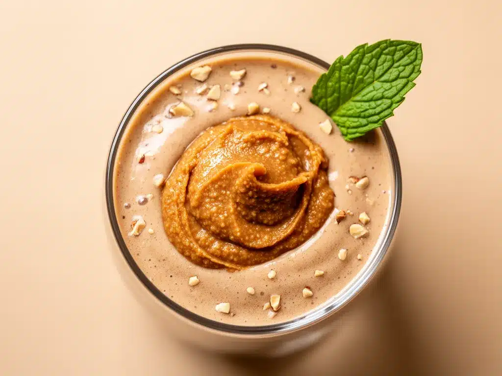 Protein-Shake mit Erdnussbutter: 5-Minuten Rezept 4 Protein-Shake mit Erdnussbutter preparation steps