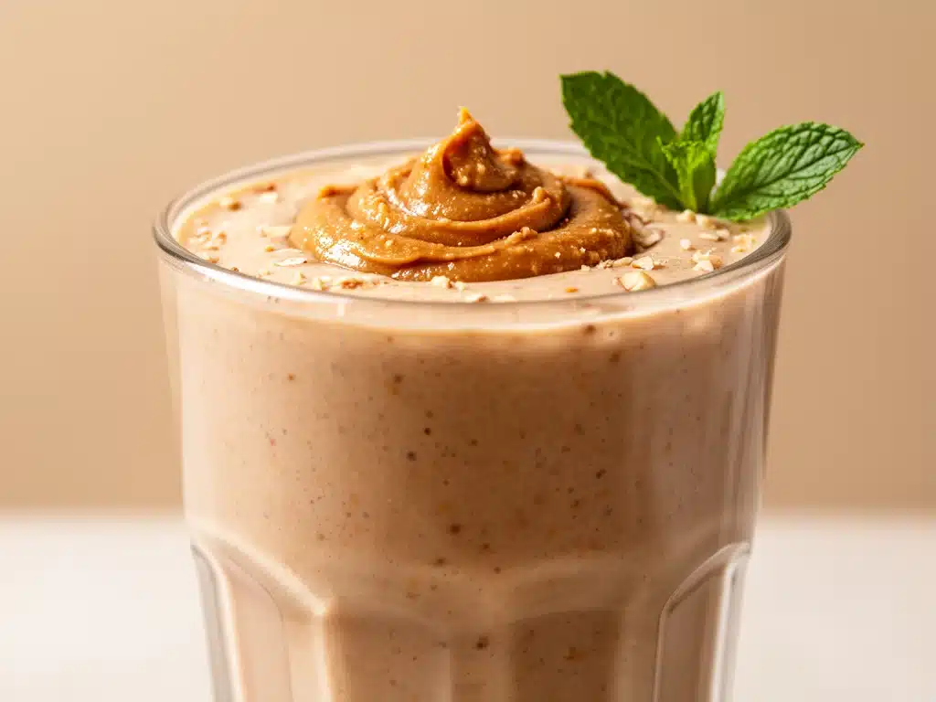Protein-Shake mit Erdnussbutter - featured image