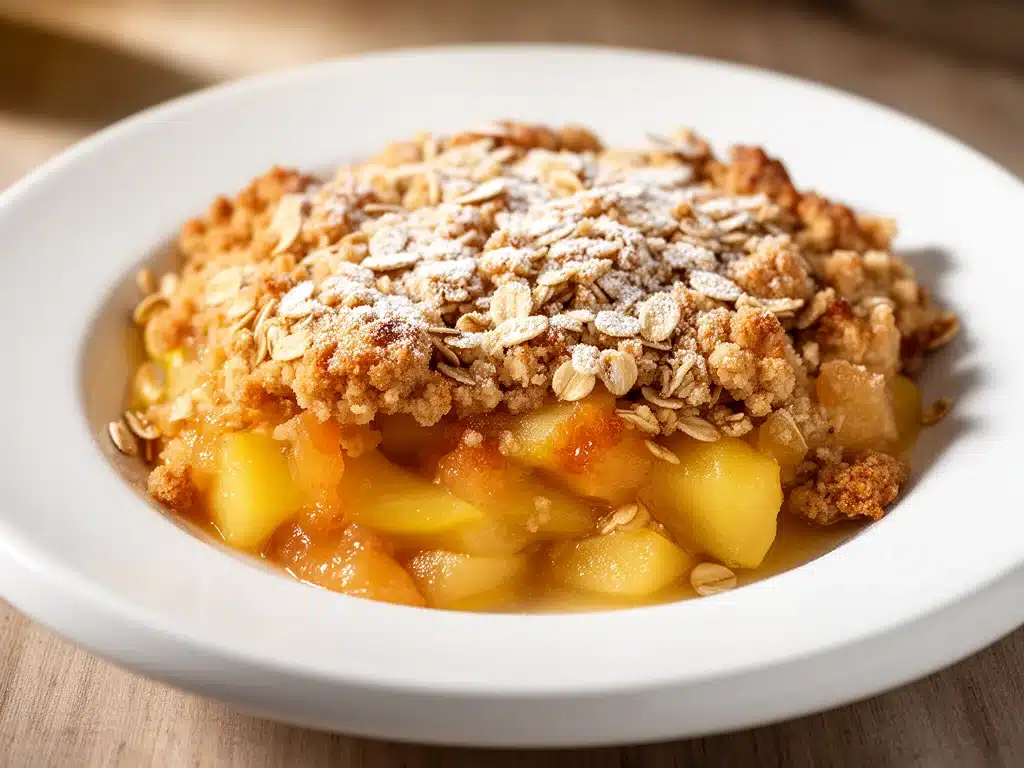 Quitten-Crumble mit Haferflocken - featured image