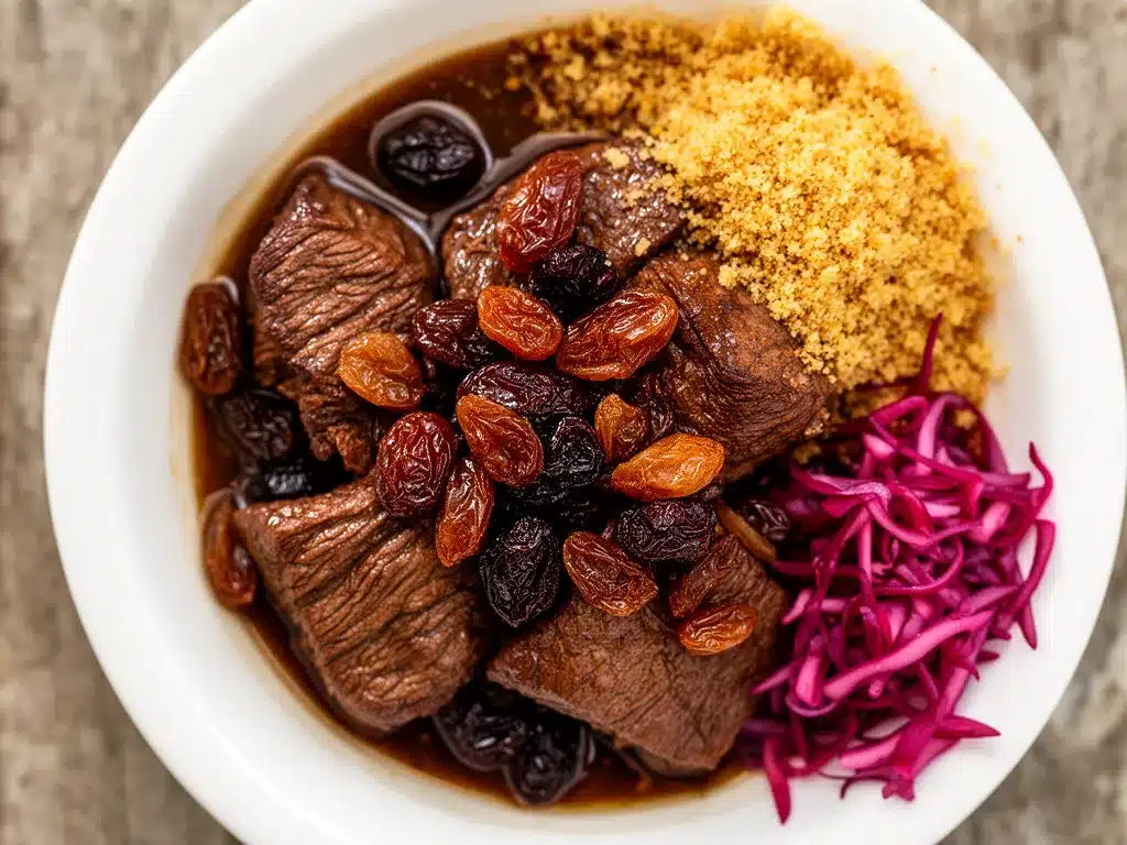 Rheinischer Sauerbraten: 6 Stunden Einlegen für zartes Grillgut 4 Rheinischer Sauerbraten preparation steps