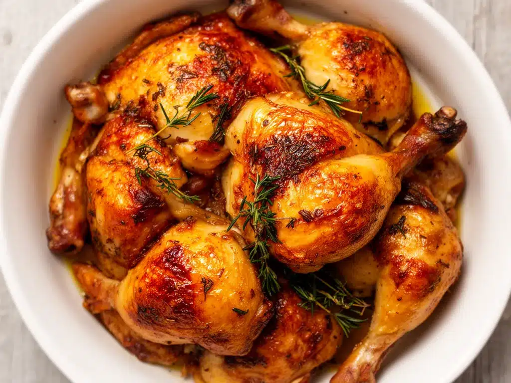 Saftige Hähnchenschenkel im Ofen: 5 Tipps für knusprige Ergebnisse 4 Saftige Hähnchenschenkel im Ofen preparation steps