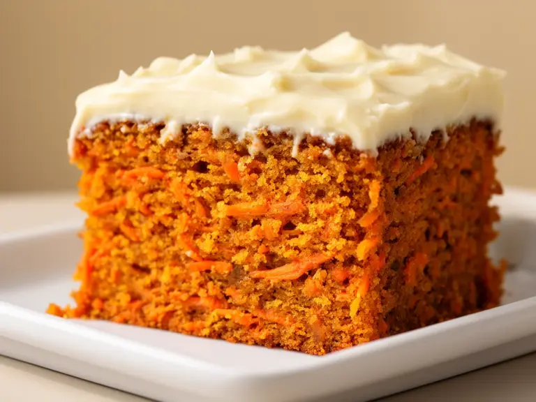 Startseite 10 Saftiger Karottenkuchen mit Frischkäse-Frosting - featured image