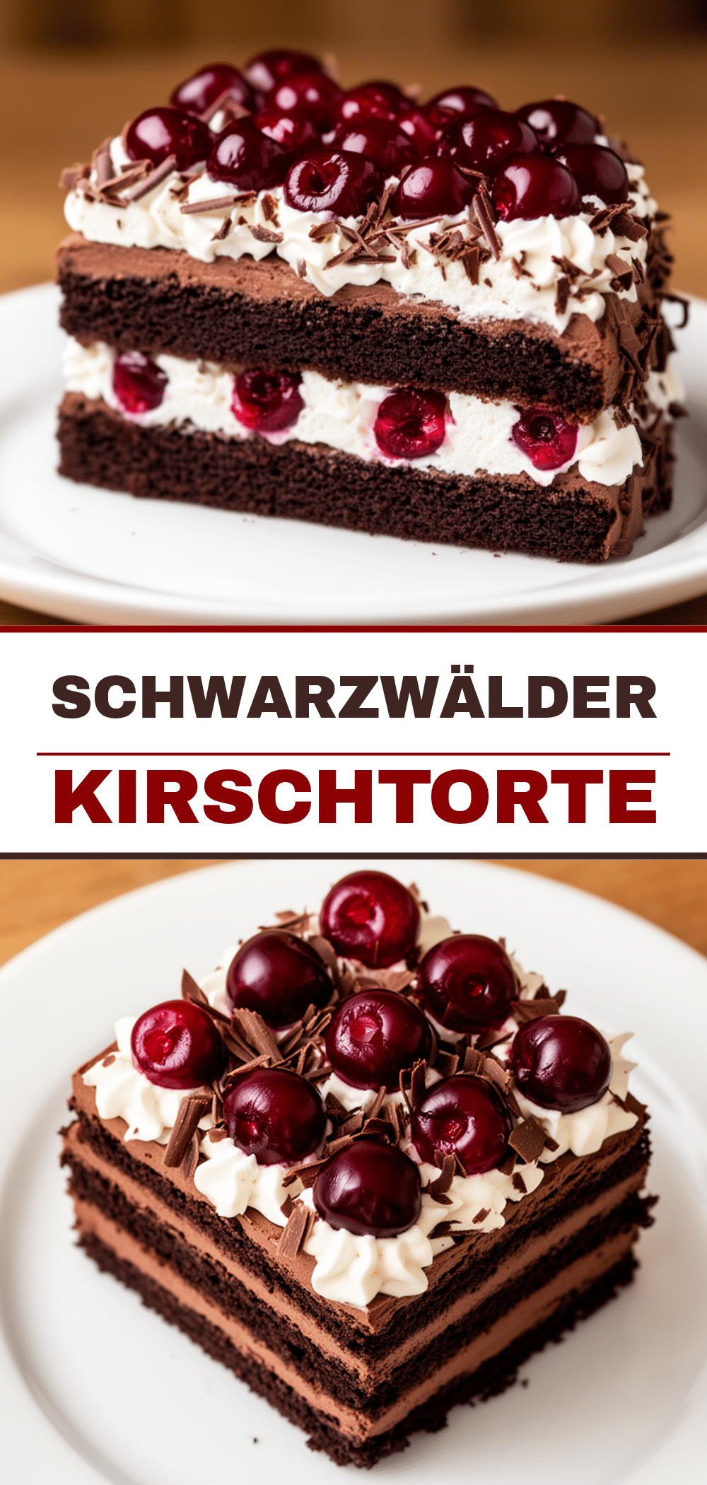 Schwarzwälder Kirschtorte: Einfaches Originalrezept 5 Schwarzwälder Kirschtorte recipe