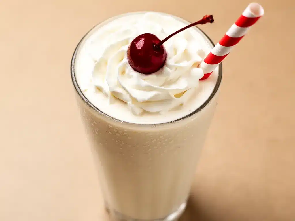Vanille Milchshake in 5 Min: Der perfekte cremige Klassiker 4 Vanille Milchshake in 5 Min preparation steps