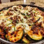 Cremige Zucchini Hackfleisch Pfanne - featured image