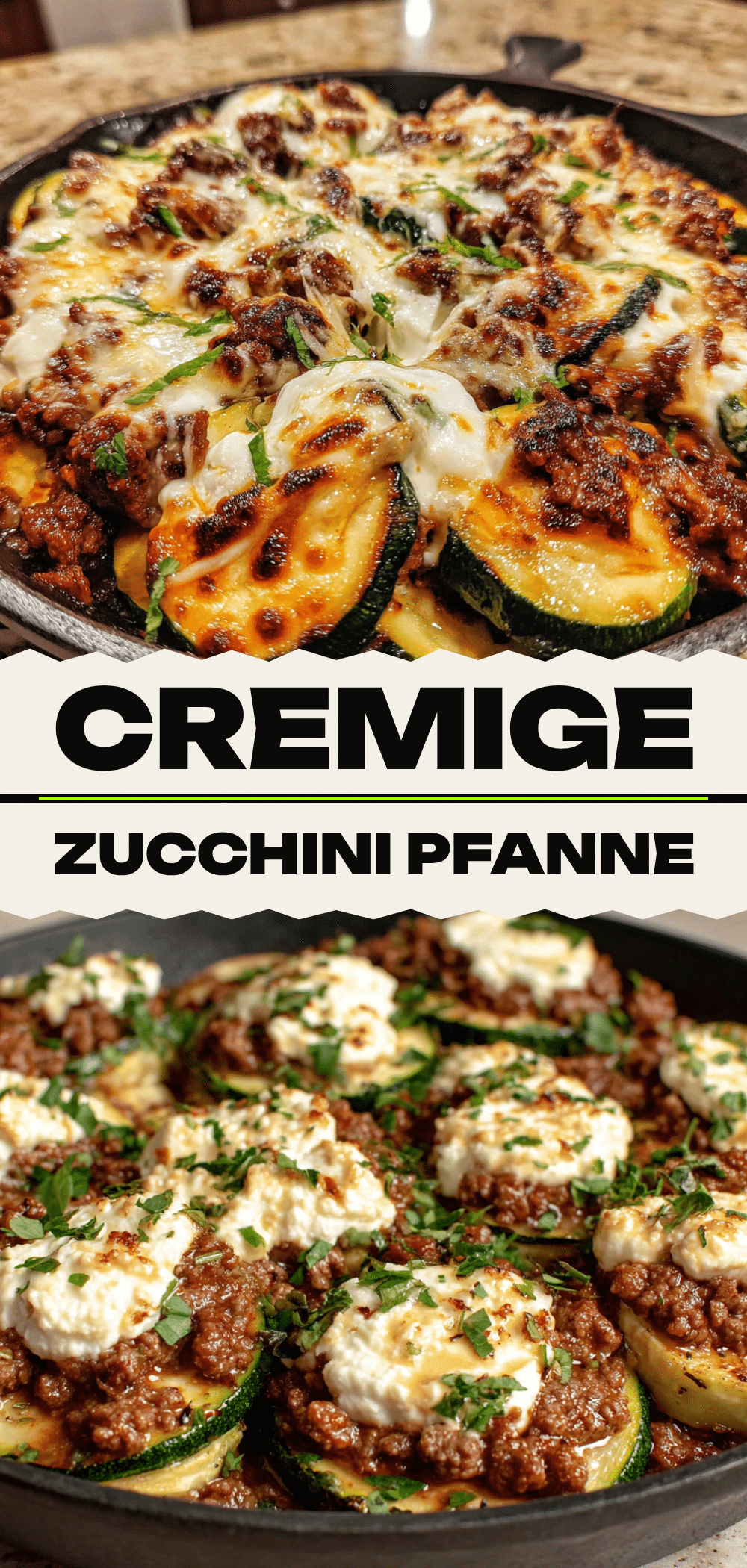 Cremige Zucchini Hackfleisch Pfanne: Einfach & Kinder lieben Mischen 5 Cremige Zucchini Hackfleisch Pfanne recipe