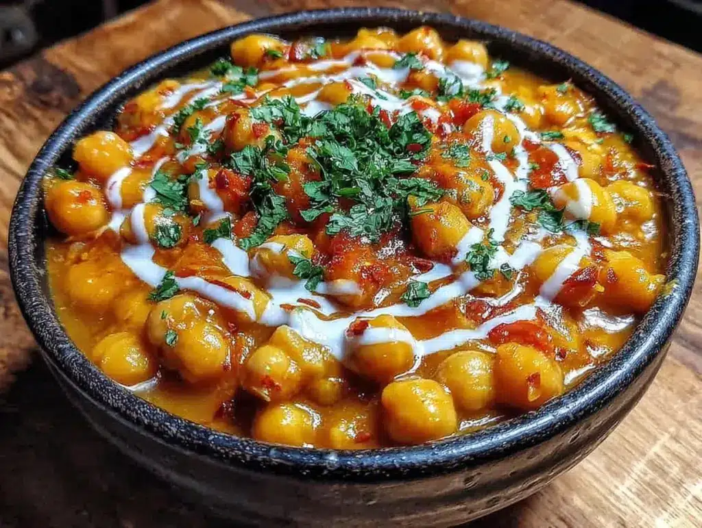 Cremiges Kichererbsen-Curry - featured image