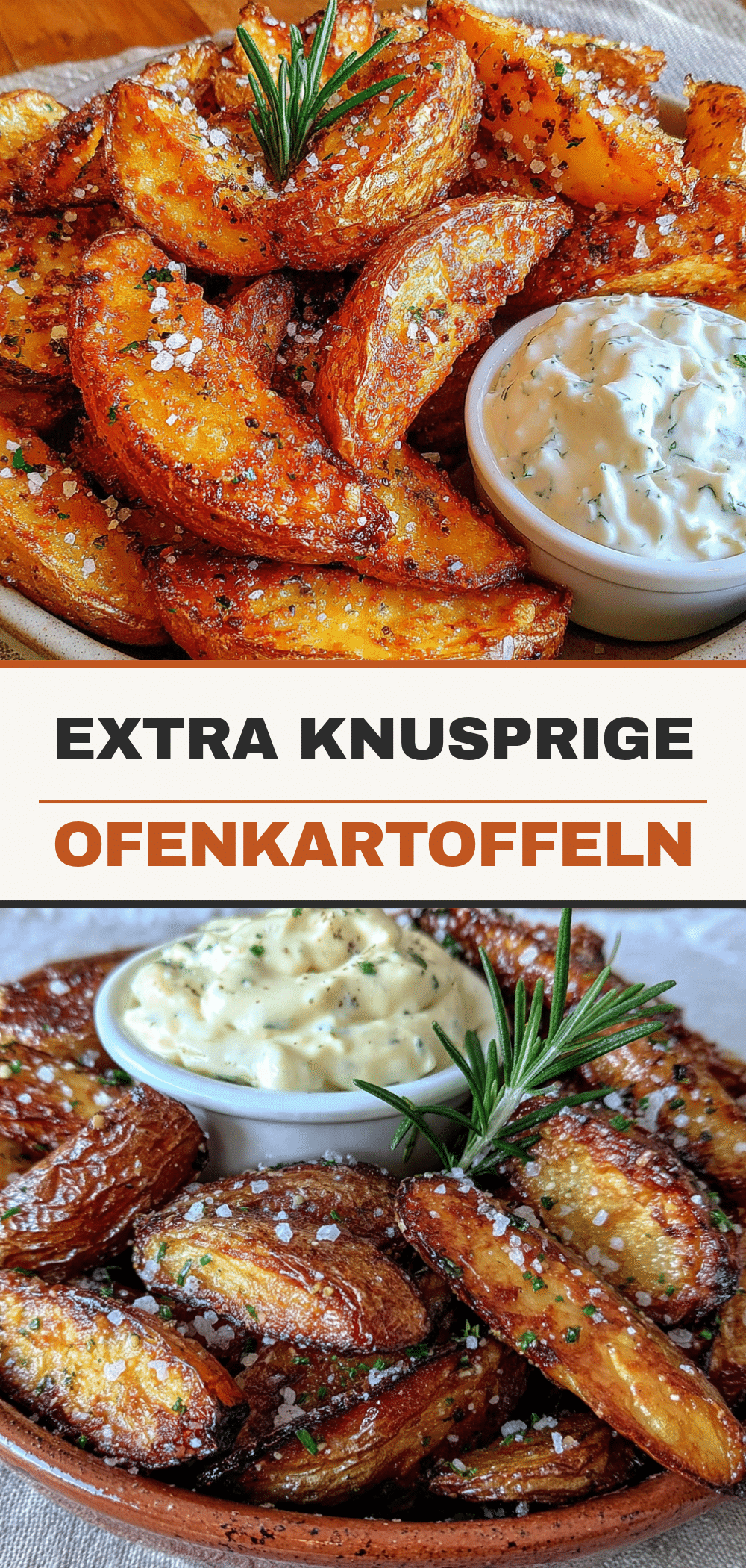 Extra knusprige Ofenkartoffeln mit Kräuterquark: 5 Schritte für Energie 5 extra knusprige Ofenkartoffeln mit Kräuterquark recipe