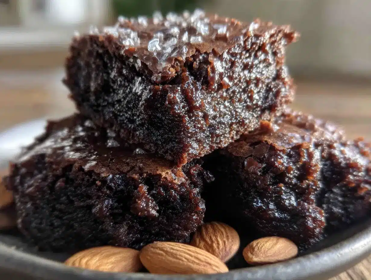 Fudgy Keto Brownies mit Mandelmehl: Saisonales Backen 4 fudgy Keto Brownies mit Mandelmehl preparation steps