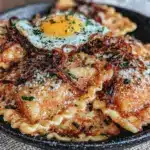 Gebratene Maultaschen mit Ei - featured image