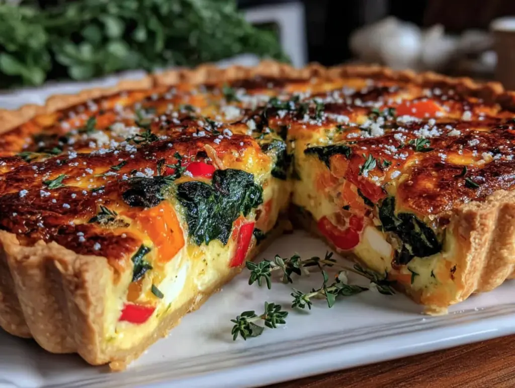 kleine Gemüse-Quiche - featured image