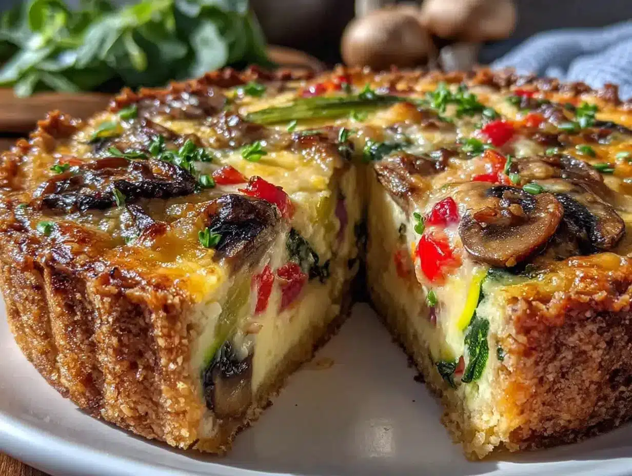 Kleine Gemüse-Quiche: Perfekt für 2 & kein Restevergessen 4 kleine Gemüse-Quiche preparation steps