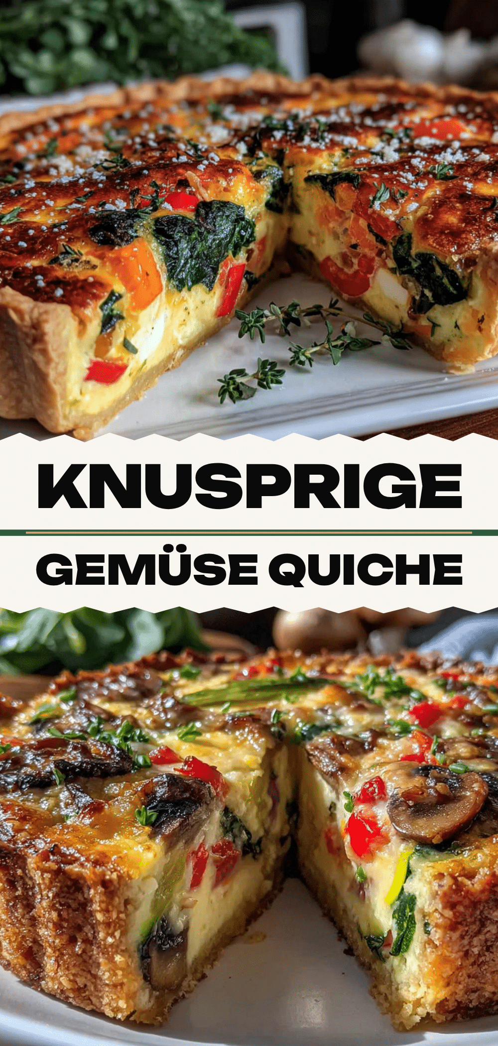 Kleine Gemüse-Quiche: Perfekt für 2 & kein Restevergessen 5 kleine Gemüse-Quiche recipe