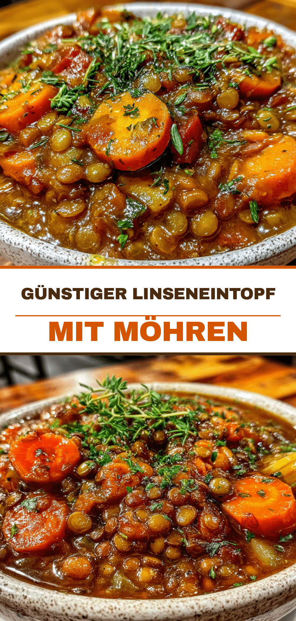 Linseneintopf: 1400 kcal Proteinreiche Meal Prep 5 Linseneintopf recipe