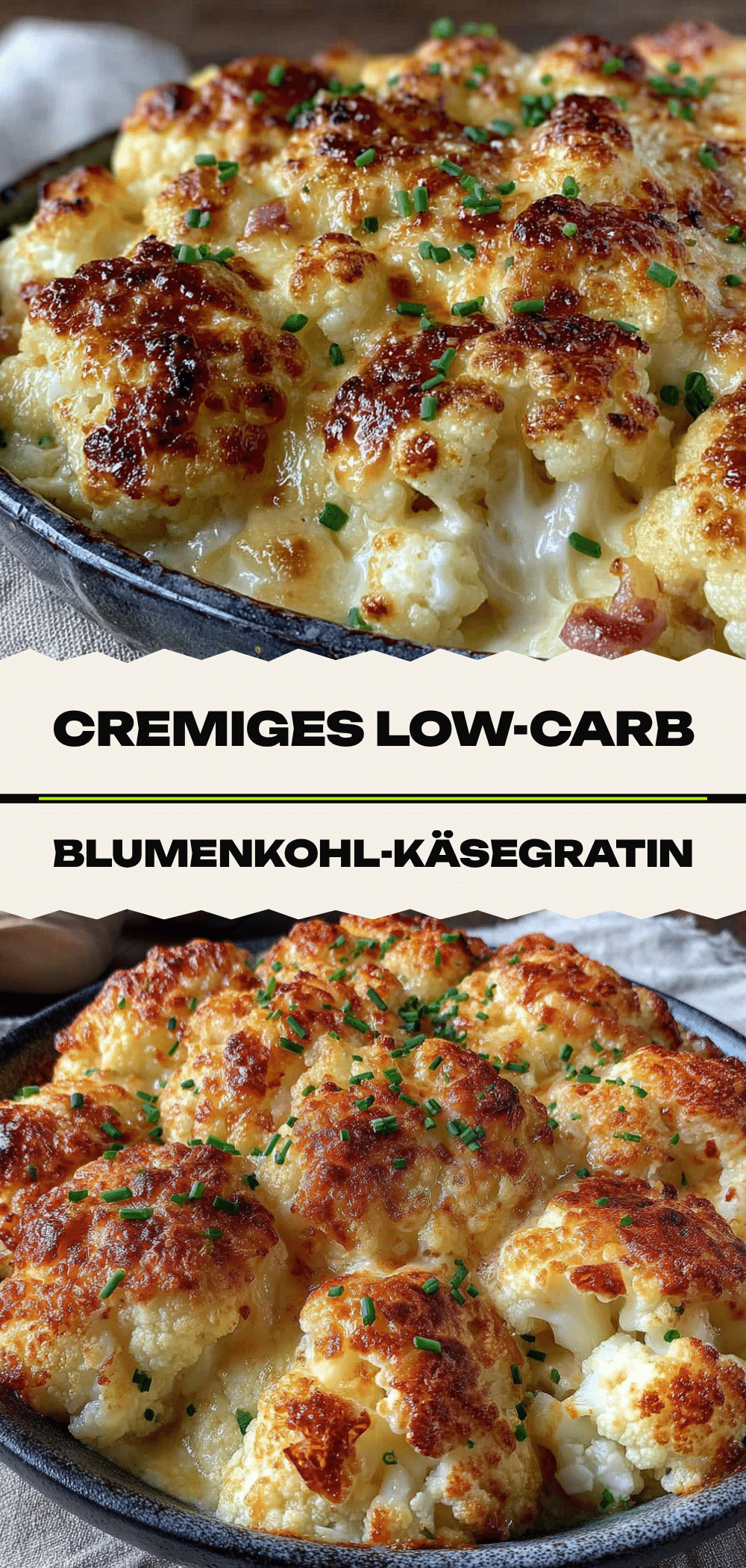 Low-Carb Blumenkohl-Käsegratin: Bestes Rezept für die Party 5 Low-Carb Blumenkohl-Käsegratin recipe