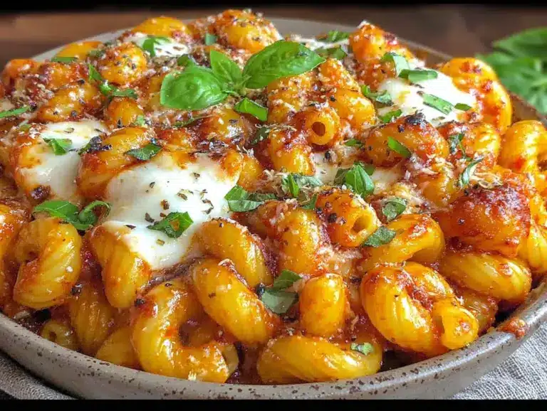 Startseite 8 Ofen Tomaten Mozzarella Pasta - featured image