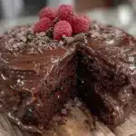 saftige Schokotorte mit Ganache - featured image