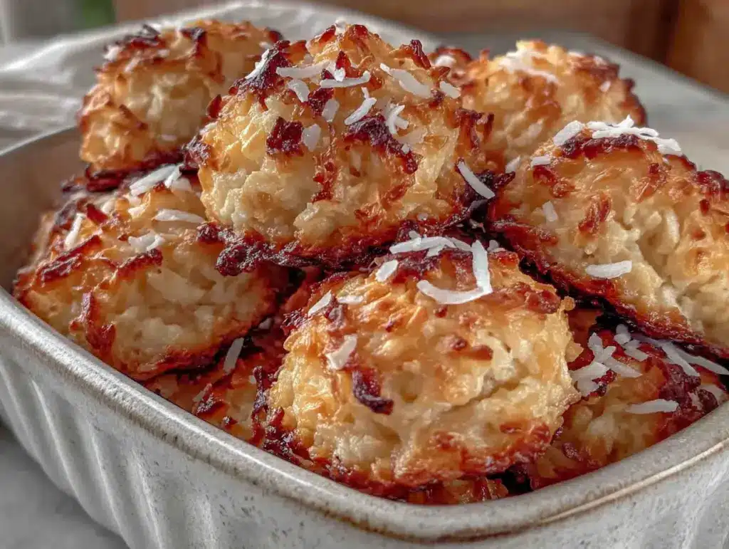 Saftige Weihnachts-Kokosmakronen - featured image