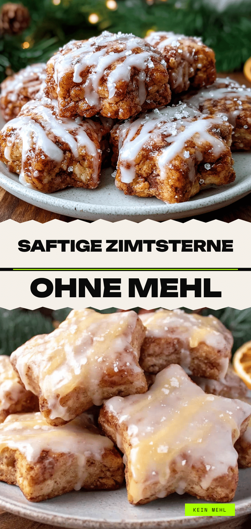 Saftige Zimtsterne: Einfaches Weihnachts-Rezept für dich 5 Saftige Zimtsterne ohne Mehl recipe