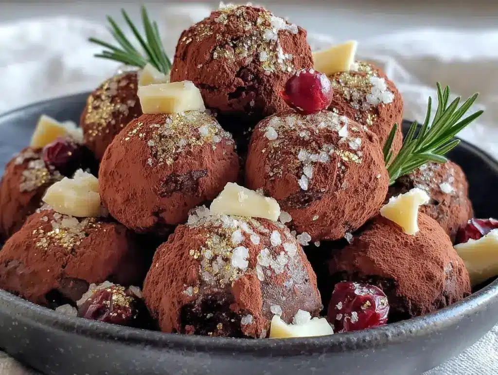 selbstgemachte Marzipan-Nougat Trüffel - featured image