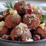 selbstgemachte Marzipan-Nougat Trüffel - featured image