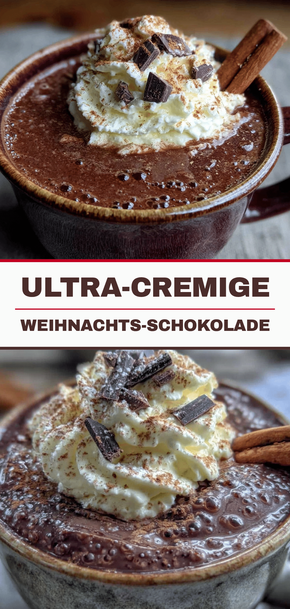 Ultra-cremige Weihnachtsschokolade: Endlich kleine Portion ohne Rest 5 Ultra-cremige Weihnachtsschokolade recipe