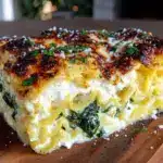 vegetarische Spinat-Lasagne mit Ricotta - featured image