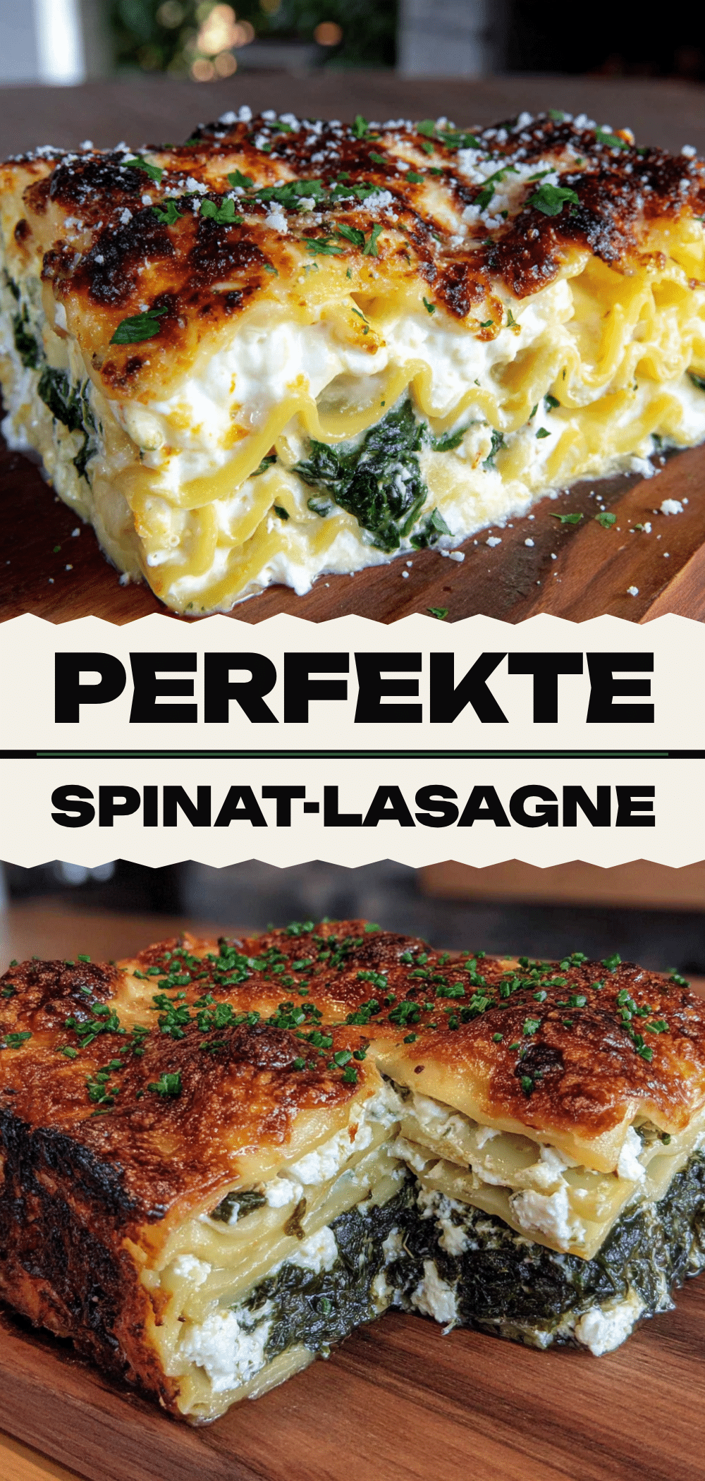 Vegetarische Spinat-Lasagne: Wie ich sie immer mache 5 vegetarische Spinat-Lasagne mit Ricotta recipe
