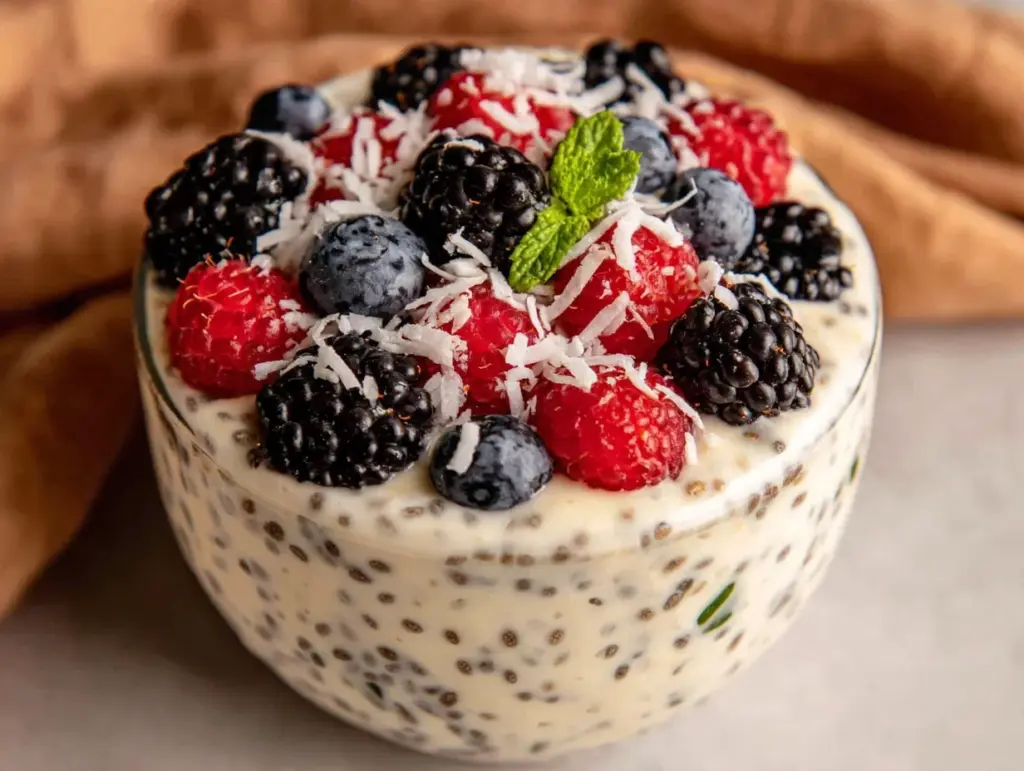 zuckerfreier Chia-Pudding - featured image